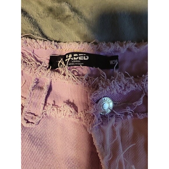 Jaded London Women's Frayed Patchwork Boho Whimsigoth Y2k 90s Festival Jeans - Picture 2 of 8